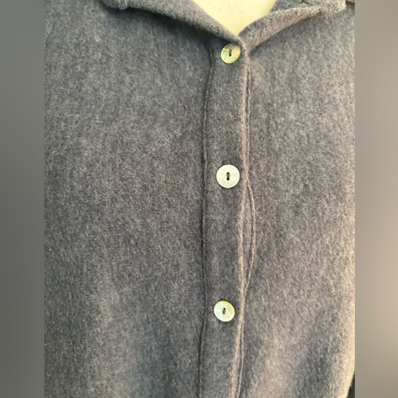 BRUSHED BUTTON FRONT COLLARED TOP-NALLY AND MILLIE - Picture 6 of 10